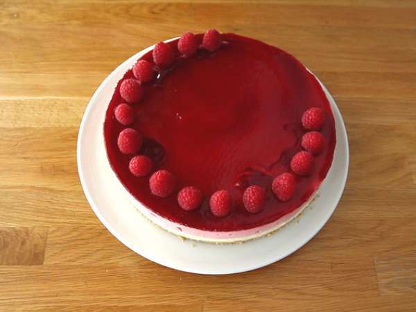 Бавароа с бял шоколад и малини (стъпки и видео) - Подготовка стъпка 14