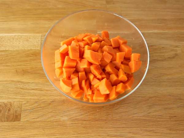 Сладки картофи и кокосова торта с фондан - Подготовка стъпка 1