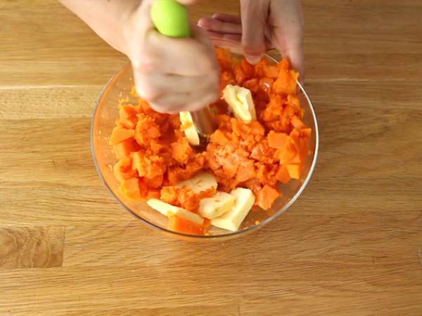 Сладки картофи и кокосова торта с фондан - Подготовка стъпка 2