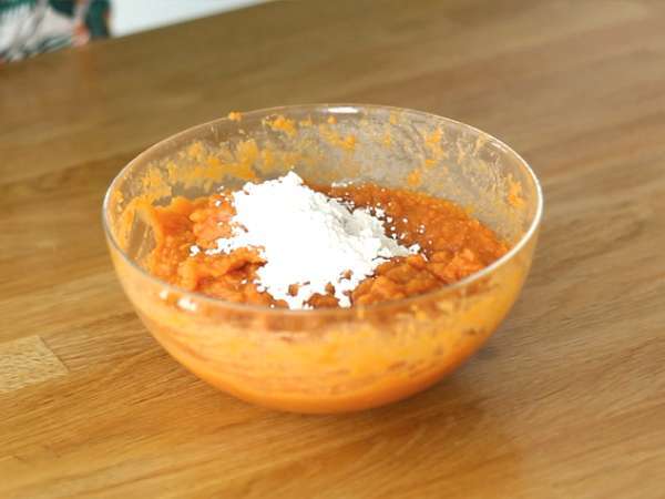 Сладки картофи и кокосова торта с фондан - Подготовка стъпка 3