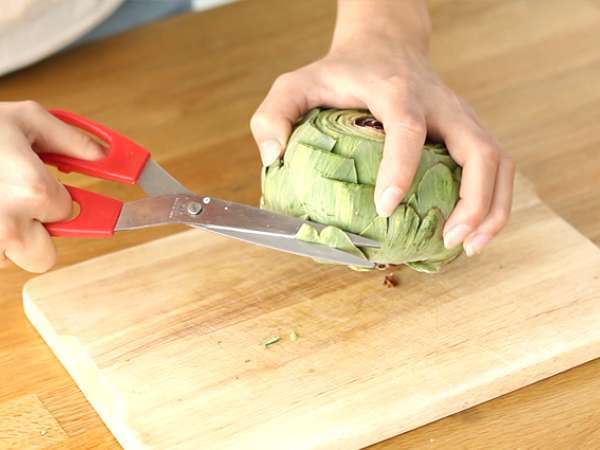 Печени артишоци - Подготовка стъпка 2