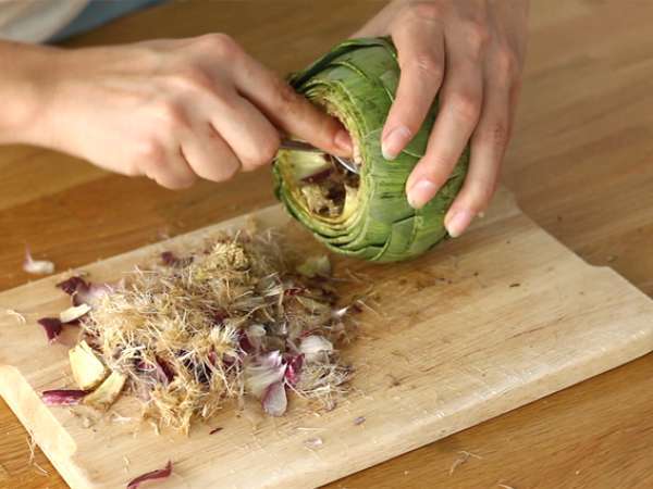 Печени артишоци - Подготовка стъпка 3