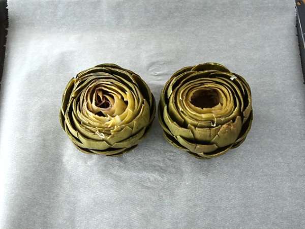 Печени артишоци - Подготовка стъпка 4