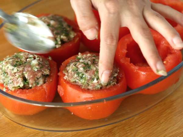 Бързи и лесни пълнени домати - Подготовка стъпка 5