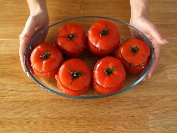 Бързи и лесни пълнени домати - Подготовка стъпка 6