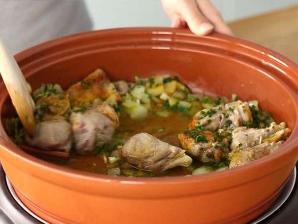 Агнешки тажин със сушени сини сливи (стъпки и видео) - Подготовка стъпка 3