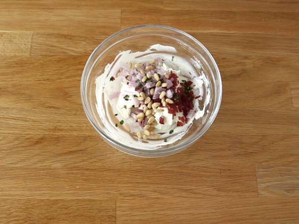 Тухлени бисквити с Bündnerfleisch - Подготовка стъпка 5