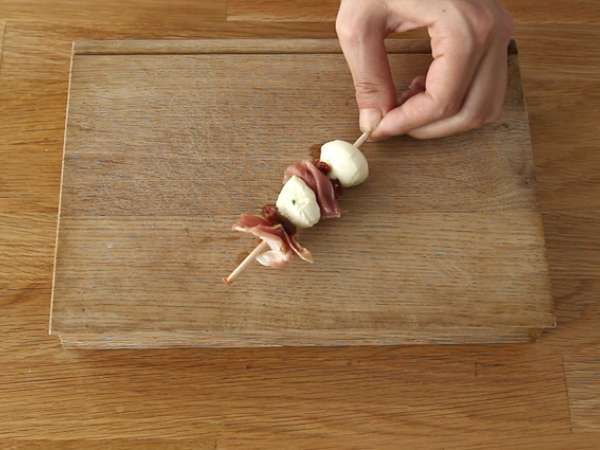 Квартет от аперитиви със сушено месо - Подготовка стъпка 13