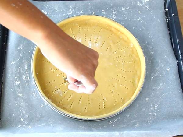 Франция синьо бяло червено тарт - Подготовка стъпка 1