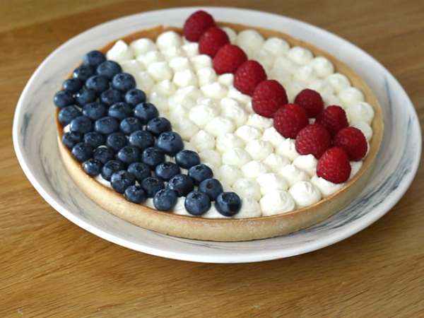 Франция синьо бяло червено тарт - Подготовка стъпка 7