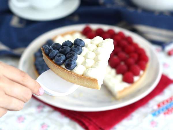 Франция синьо бяло червено тарт - Подготовка стъпка 8