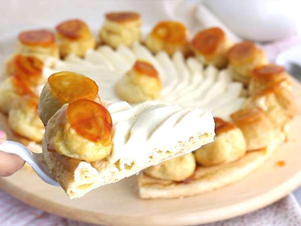 Рецепта за Сен Оноре, обяснена стъпка по стъпка във видеоклип - Подготовка стъпка 20