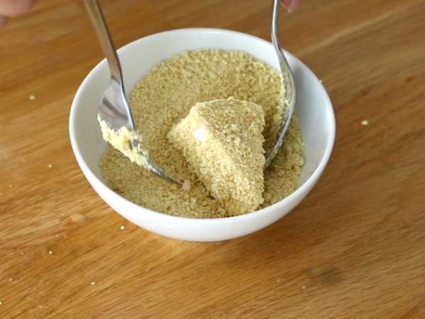 Паниран Камамбер, топящ се и хрупкав - Подготовка стъпка 3