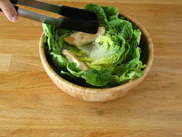 Лесна салата Цезар - Подготовка стъпка 9