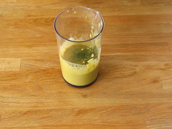 Бърза студена грахова супа - Подготовка стъпка 3