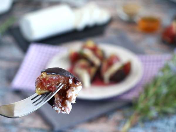 Печени смокини с козе сирене с мед - Подготовка стъпка 5