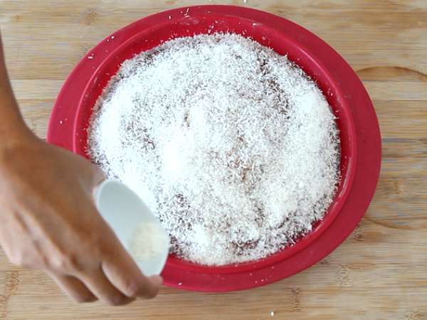 Бразилска кокосова торта - Bolo toalha felpuda - Подготовка стъпка 9