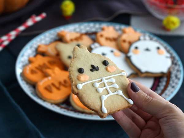 Хляб за Хелоуин Molang - Подготовка стъпка 11