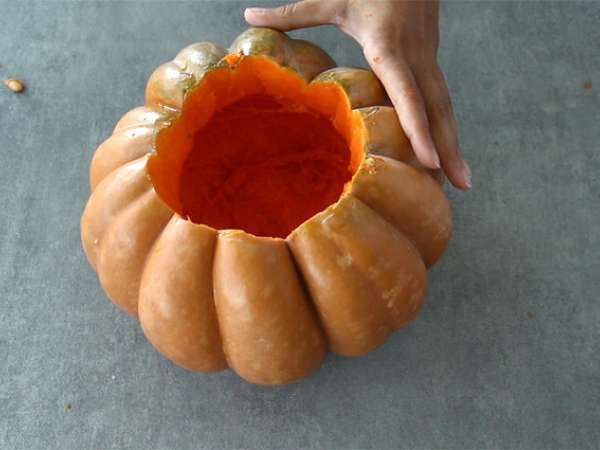 Тиква със скариди - бразилски Camarão na moranga - Подготовка стъпка 1