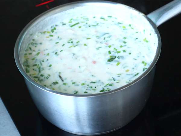 Тиква със скариди - бразилски Camarão na moranga - Подготовка стъпка 10