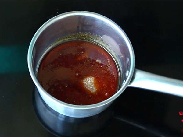 Фондант от шоколад и солен карамел - Подготовка стъпка 3