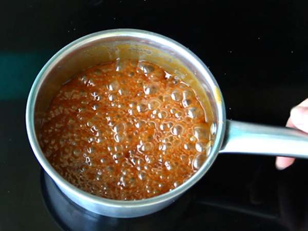 Фондант от шоколад и солен карамел - Подготовка стъпка 4