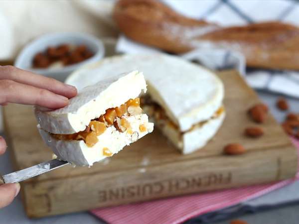 Бри с пълнеж от кайсии и бадеми - Подготовка стъпка 5