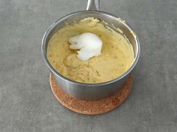 Суфле от пушена сьомга и фуражно мляко - Подготовка стъпка 4