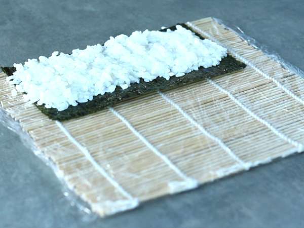 Макис с пушена сьомга и авокадо - Подготовка стъпка 6