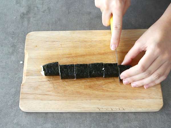 Макис с пушена сьомга и авокадо - Подготовка стъпка 9