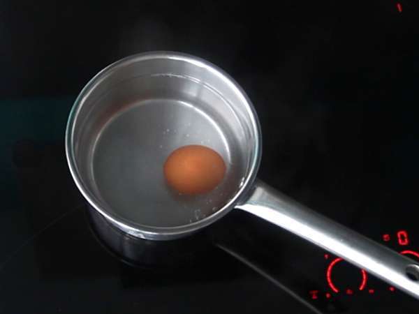 Меко сварени яйца с хайвер - Подготовка стъпка 1