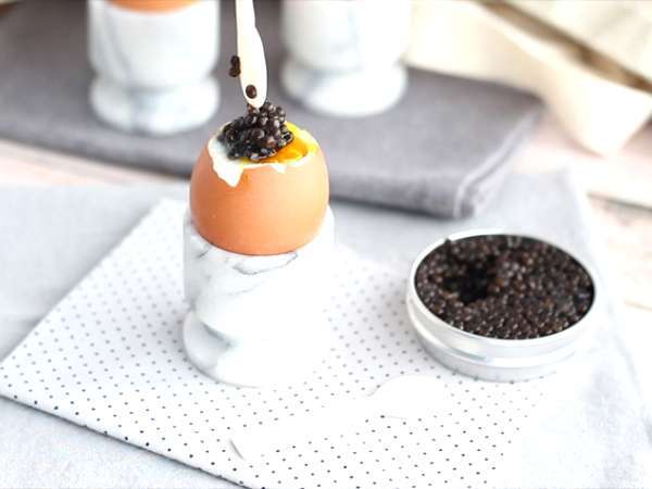 Меко сварени яйца с хайвер - Подготовка стъпка 2