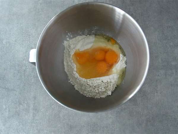 Мраморни палачинки с ванилия и шоколад - Подготовка стъпка 1