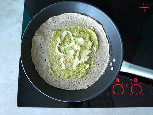 Италиански палачинки от елда - Подготовка стъпка 2