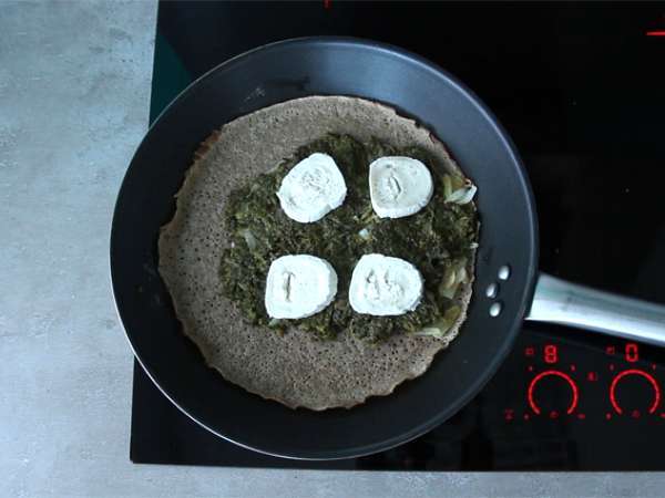 Галет от козе сирене и спанак - Подготовка стъпка 2