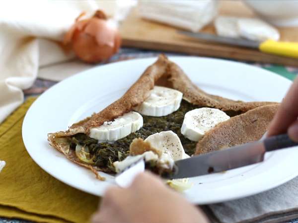 Галет от козе сирене и спанак - Подготовка стъпка 4