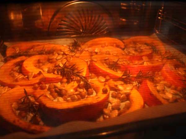 Печена тиква и нахут, розмарин, сирене фета - Подготовка стъпка 5