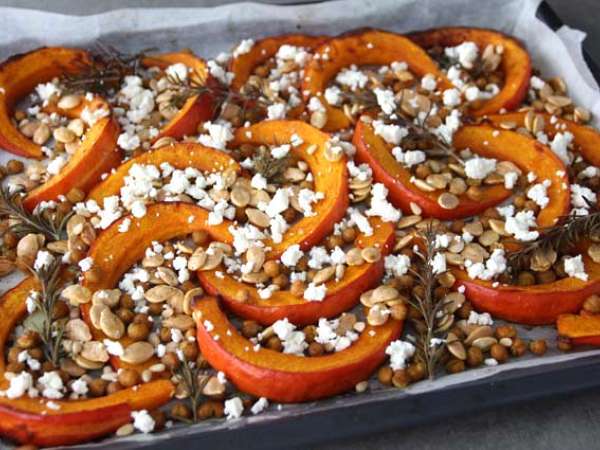 Печена тиква и нахут, розмарин, сирене фета - Подготовка стъпка 6