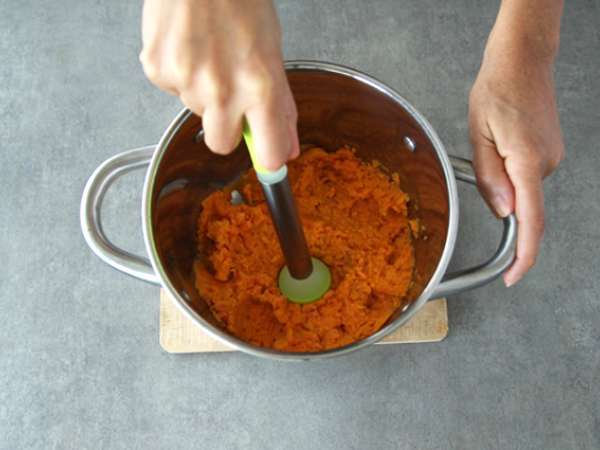 Гноки от сладки картофи (лесни гноки) - Подготовка стъпка 1