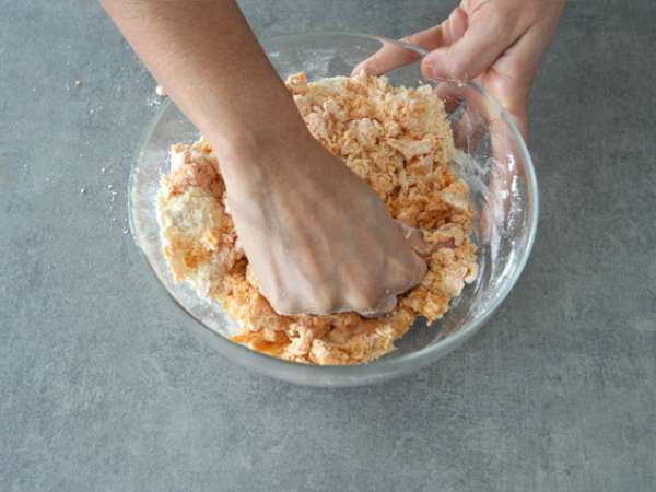 Гноки от сладки картофи (лесни гноки) - Подготовка стъпка 2