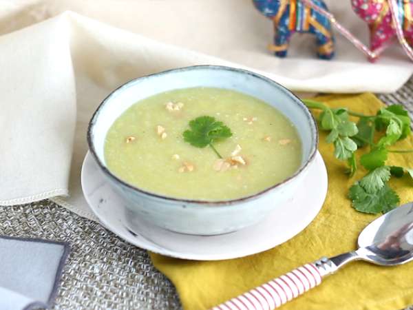 Супа от праз, кокосово мляко и къри - Подготовка стъпка 4