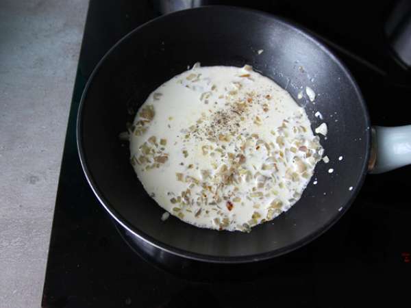 Талиатели с пушена сьомга и копър - Подготовка стъпка 3