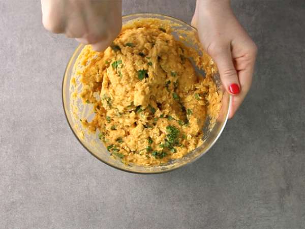 Галети от леща и моркови - Подготовка стъпка 4