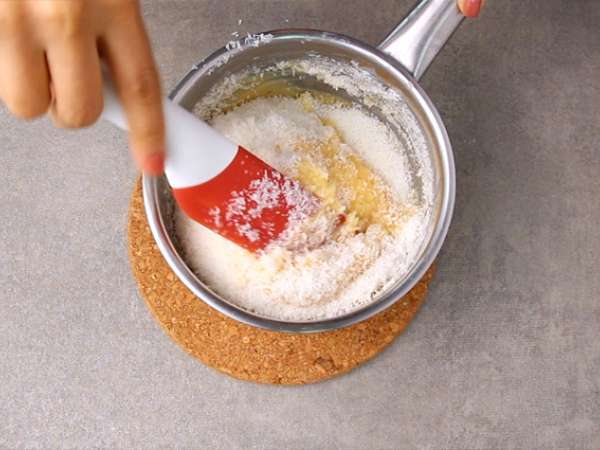 Кокосови плодове Brigadeiros - Подготовка стъпка 2