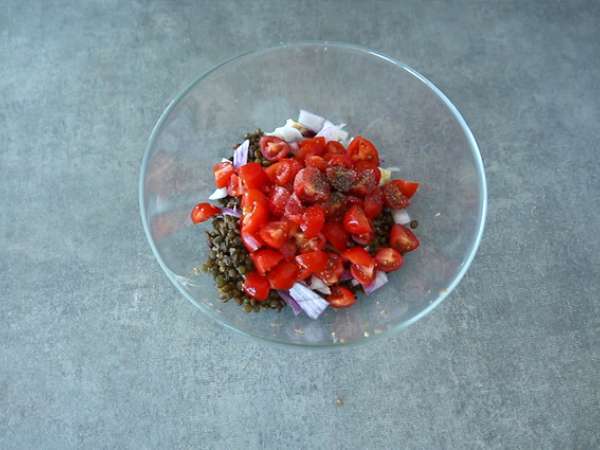 Вегетариански такос с леща - Подготовка стъпка 3