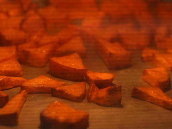 Салата от леща и сладки картофи - Подготовка стъпка 2