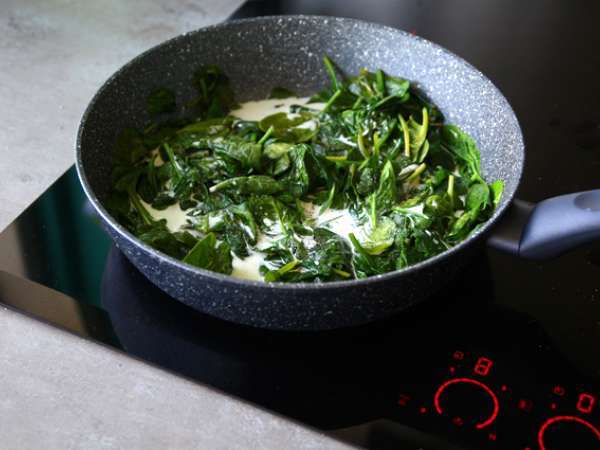 Кремиран спанак и яйца - Подготовка стъпка 2