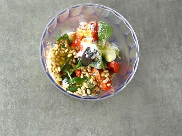 Червен сос песто - Подготовка стъпка 1