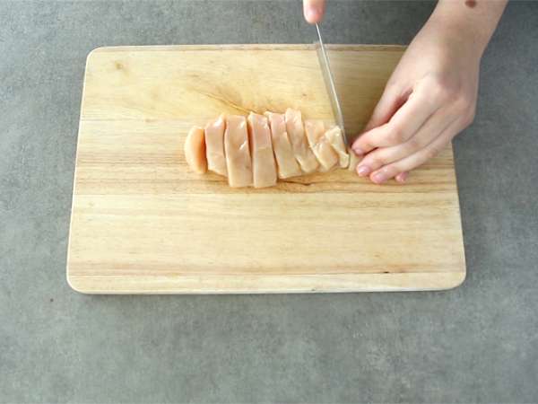 Кремообразно пилешко с гъби - Подготовка стъпка 1