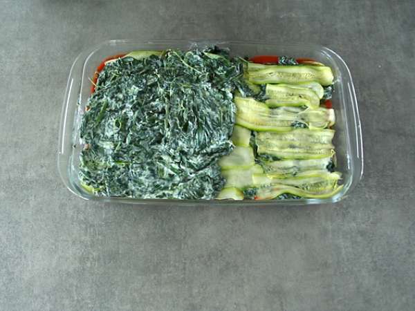 Лазаня от тиквички и спанак - Подготовка стъпка 5